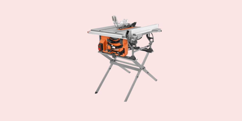 Ridgid Table Saw with Folding Stand